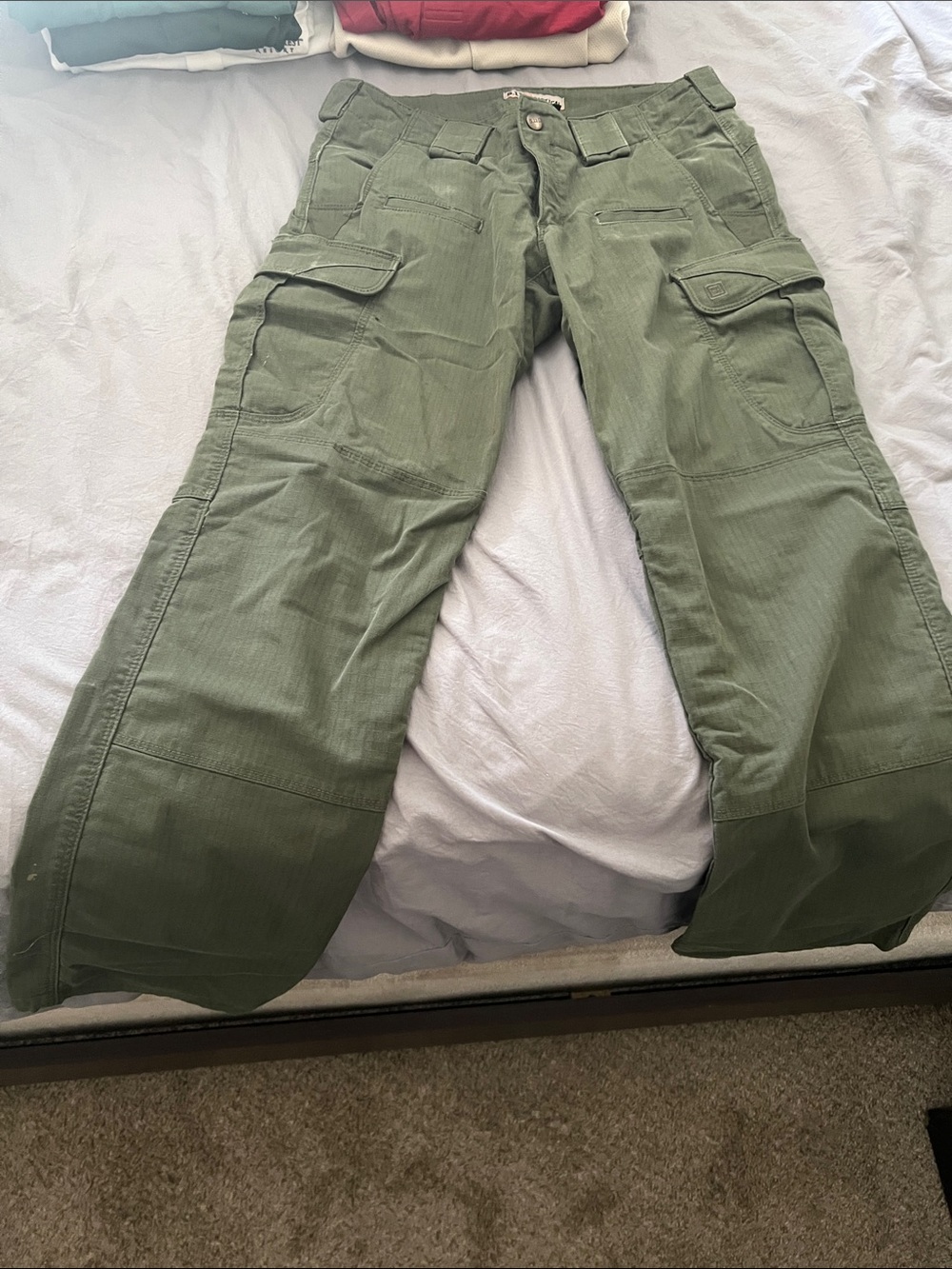 5.11 Tactical Women's Olive Green Cargo Pants